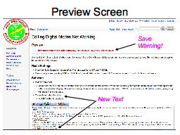 Preview Screen